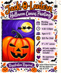 Kids Canvas Painting - Jack-O-Lantern - October 26