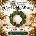 Clay Holiday Wreath - November 11