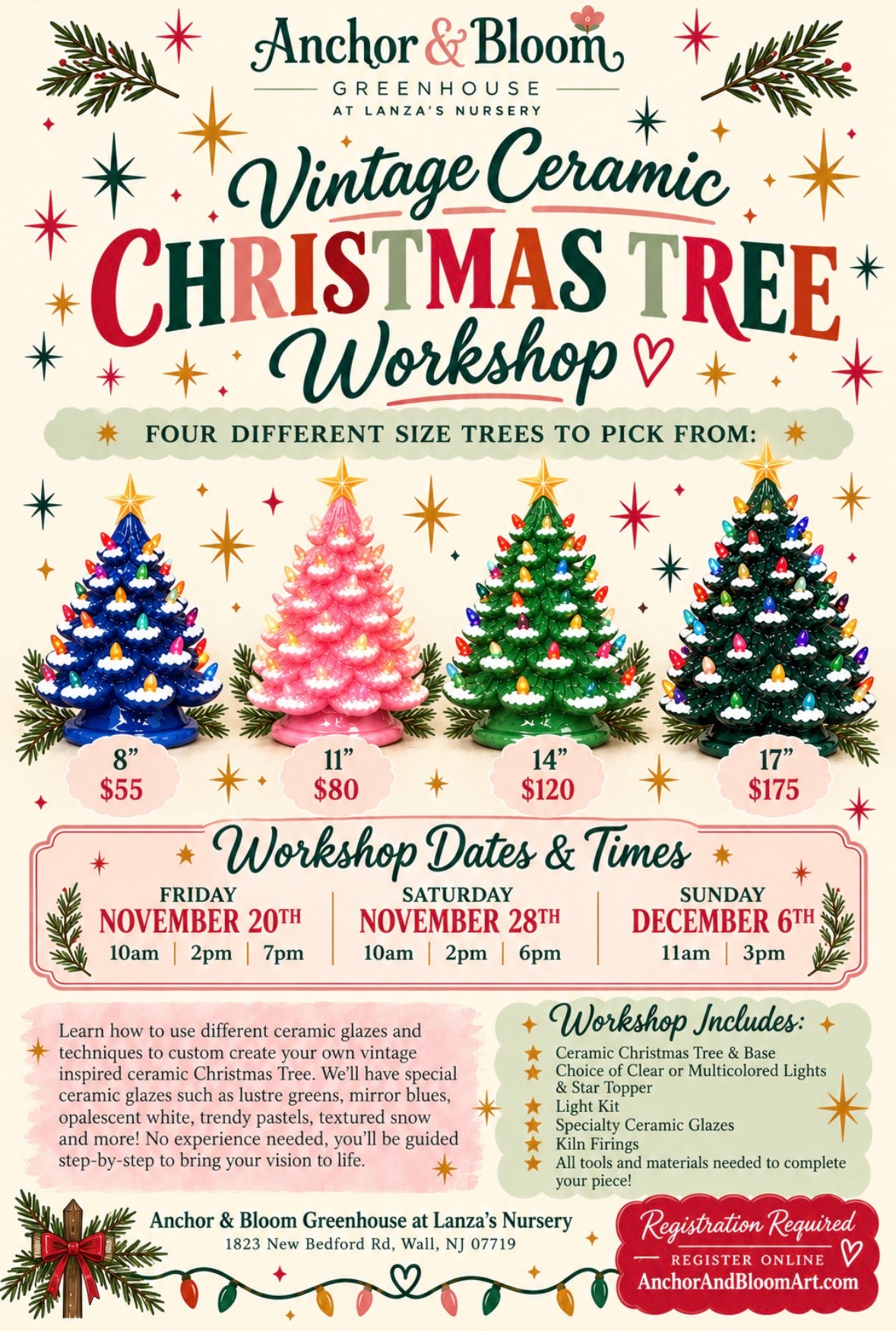 Vintage Ceramic Tree Workshop - November 20th