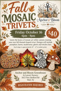 Fall Mosaic Trivets - October 16th