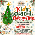 Kids & Clay - Clay Coil Christmas Tree- November 19