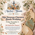 Mini Stoneware Charcuterie Board Workshop - November 6th
