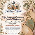 Mini Stoneware Charcuterie Board Workshop - November 19th