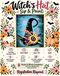 Witch's Hat Canvas Sip & Paint - October 27