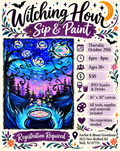 Witching Hour Canvas Sip & Paint - October 29